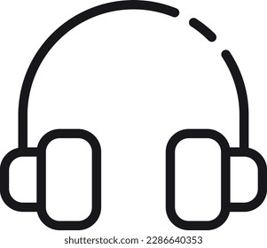 The headphone icon is a graphic representation of a listening device that delivers sound directly into the ear. It is commonly used to indicate audio or music related content