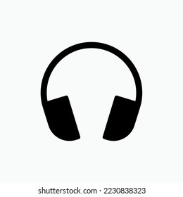 Headphone Icon. Headset Symbol - Vector.