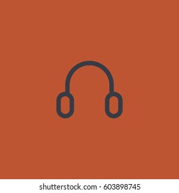 Headphone icon. Headset vector