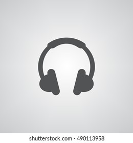 Headphone icon illustration isolated vector sign symbol
