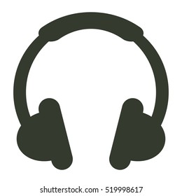 Headphone icon illustration isolated vector sign symbol