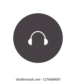 headphone icon illustration vector
