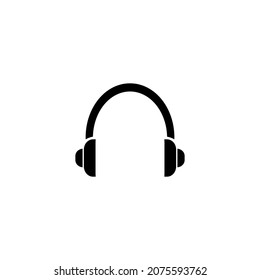 Headphone icon in isolated on background. symbol for your web site design logo, app, Headphone icon Vector illustration.