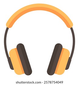 Headphone icon isolated on white background