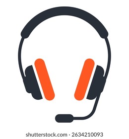 Headphone icon isolated on white background
