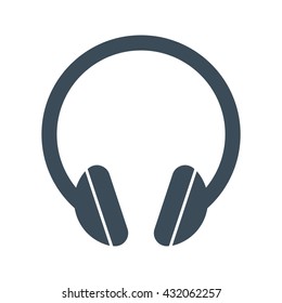 Headphone Icon Isolated on White Background.vector illustration icon