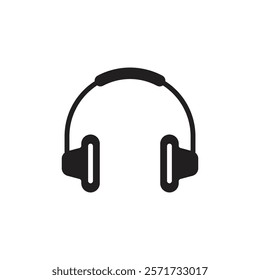 Headphone icon Line Art Logo set