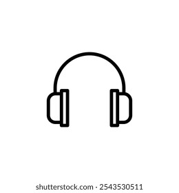 Logo-Design für Kopfhörer. Headvector Zeichen und Symbol