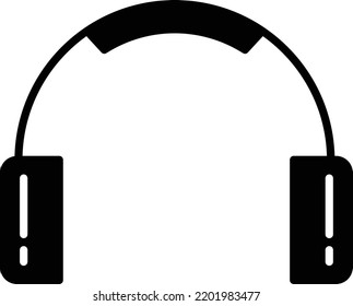 Headphone icon, logo or symbol