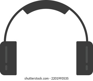Headphone icon, logo or symbol