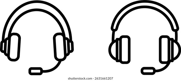 Headphone Icon for Music, Audio, and Sound Listening

