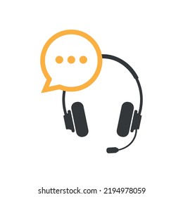 icono de auriculares en fondo blanco