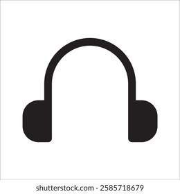 headphone icon on a white background