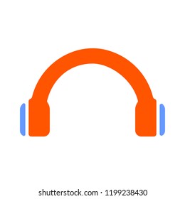 headphone icon. Simple element illustration. headphone concept symbol design. Can be used for web and mobile UI/UX