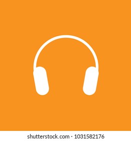 Headphone Icon, stock vector, eps10.