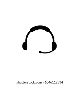 Headphone icon style vector