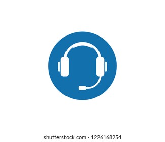 Headphone icon symbol vector