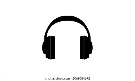 Headphone icon symbol vector illustration