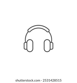 Headphone icon symbol vector illustration
