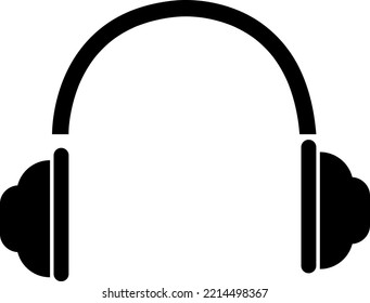 Icono de audífono en estilo plano de moda aislado en el fondo..eps
