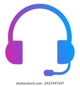 headphone icon in trendy flat style  vector icon