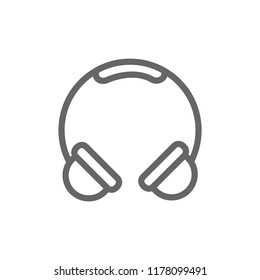 headphone icon vector