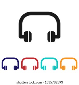 Headphone icon vector