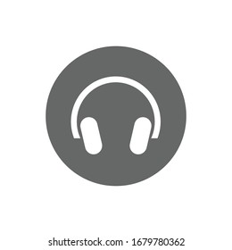 Headphone Icon, Headphone Icon Vector. 