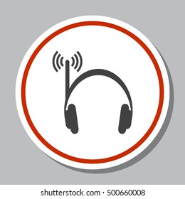Headphone Icon Vector