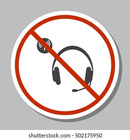 Headphone Icon Vector
