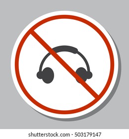 Headphone Icon Vector