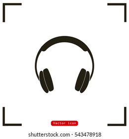 Headphone Icon Vector.