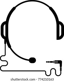 Headphone Icon Vector Art Illustration