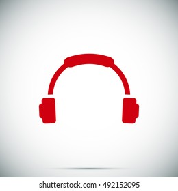 headphone icon, vector best flat icon, EPS