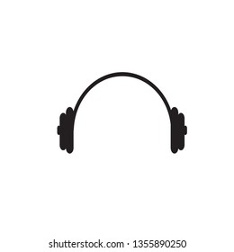Headphone icon vector design template