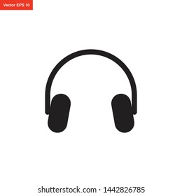 headphone icon vector design template