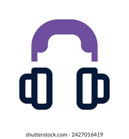 headphone icon. vector dual tone icon for your website, mobile, presentation, and logo design.