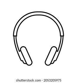 Headphone icon vector. earbuds illustration sign. music symbol. audio logo.