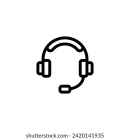 Headphone icon vector. earphone icon