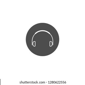 Headphone icon . Vector . EPS 10