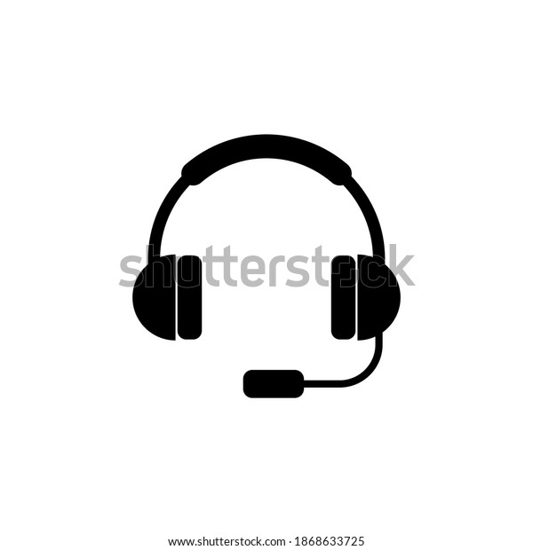 Headphone Icon Vector Headset Icon Symbols Stock Vector (Royalty Free ...