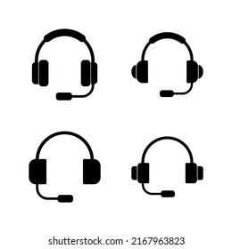 Headphone icon vector. Headvector sign and symbol
