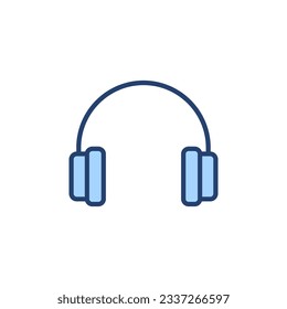 Headphone icon vector. Headvector sign and symbol