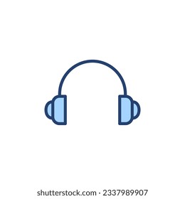 Headphone icon vector. Headvector sign and symbol