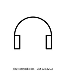 Headphone icon vector. Headvector sign and symbol