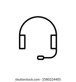 Headphone icon vector. Headvector sign and symbol