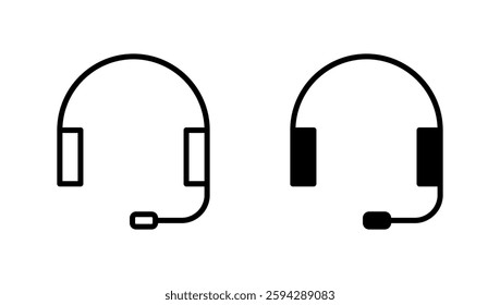 Headphone icon vector. Headvector sign and symbol