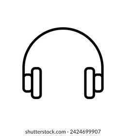 Headphone icon vector. Headvector icon symbols