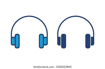 Headphone icon vector. Headvector icon symbols