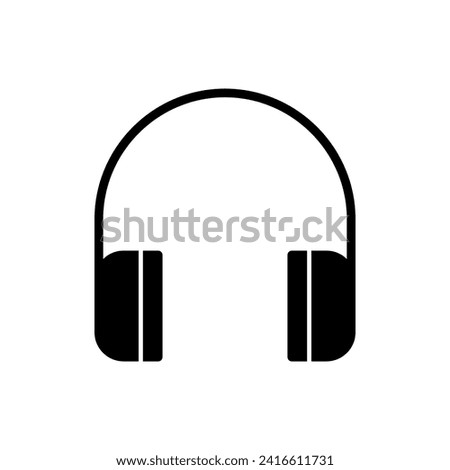 Headphone icon vector. Headvector icon symbols